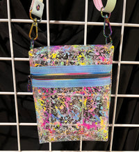 Load image into Gallery viewer, Clear Vinyl Boxy Crossbody Bag
